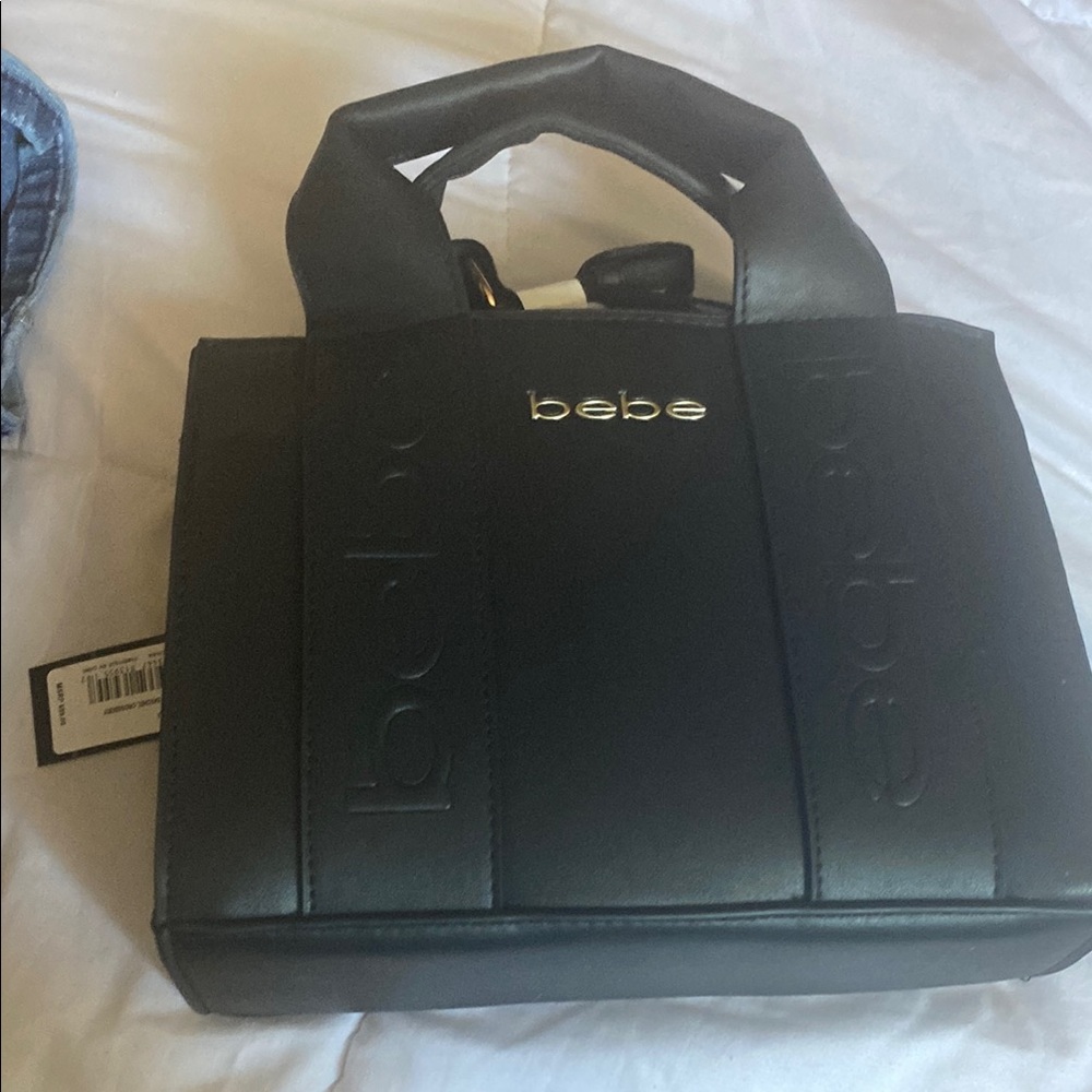 Bebe Elegant Black Tote